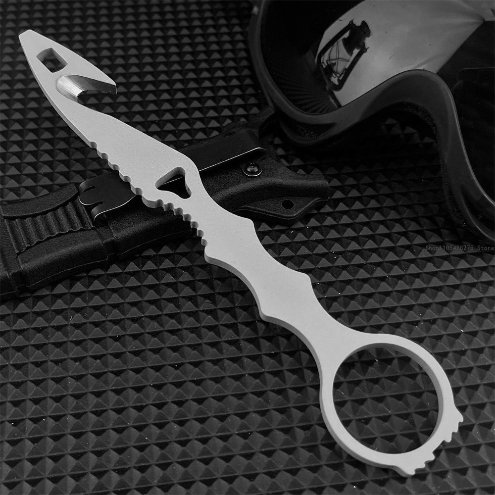 Dive Knife Titanium - Sabit Namlulu Bıçak Kılıflı Açık Hava
