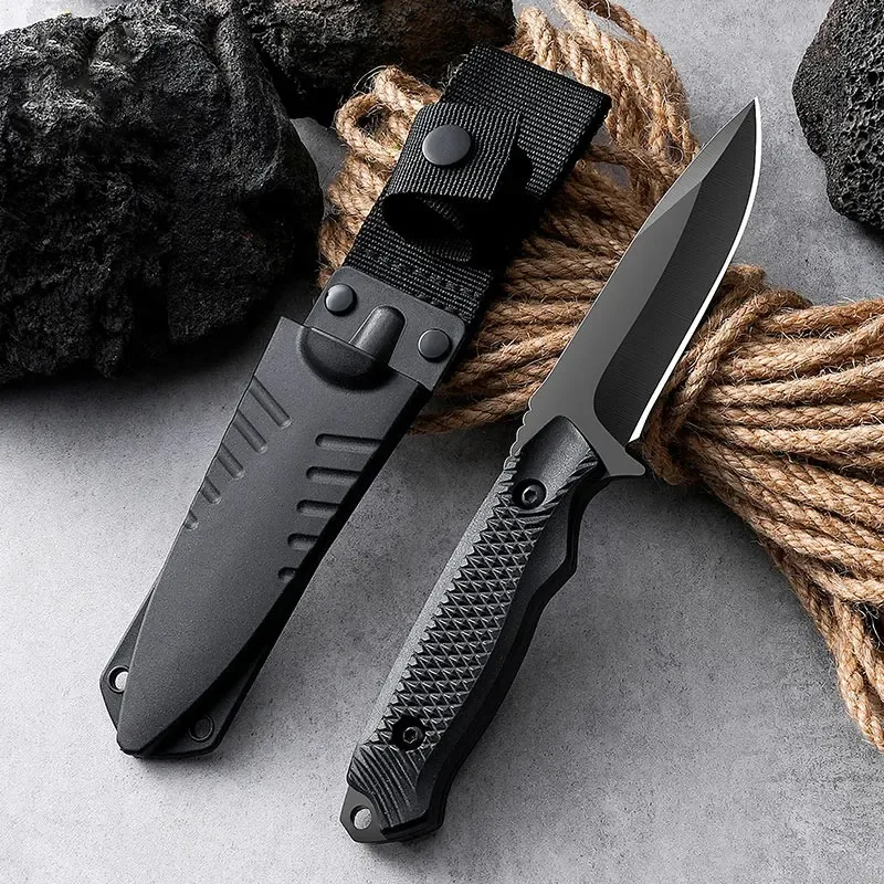 Dive Knife Titanium - 1 adet paslanmaz çelik kılıflı çakı,