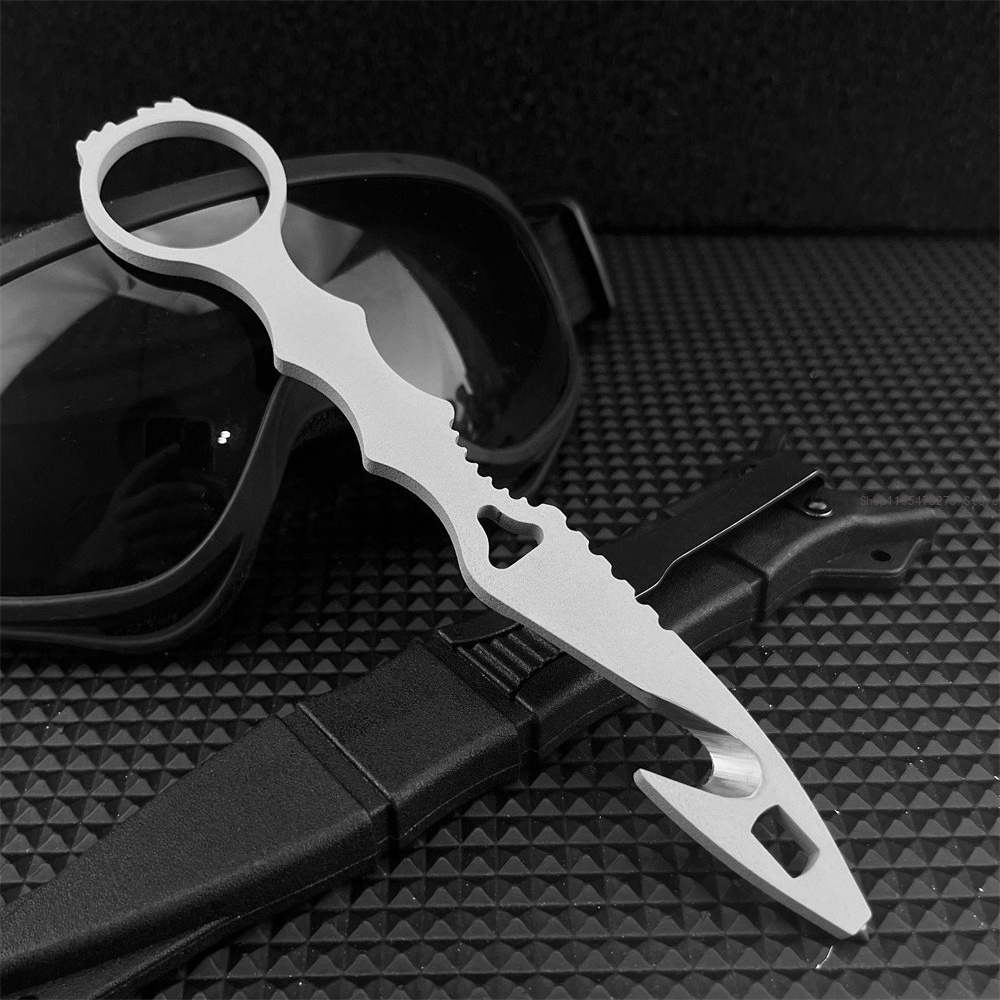 Sabit Namlulu Bıçak Kılıflı Aç - Dive Knife Titanium incelemesi ve fiyatı