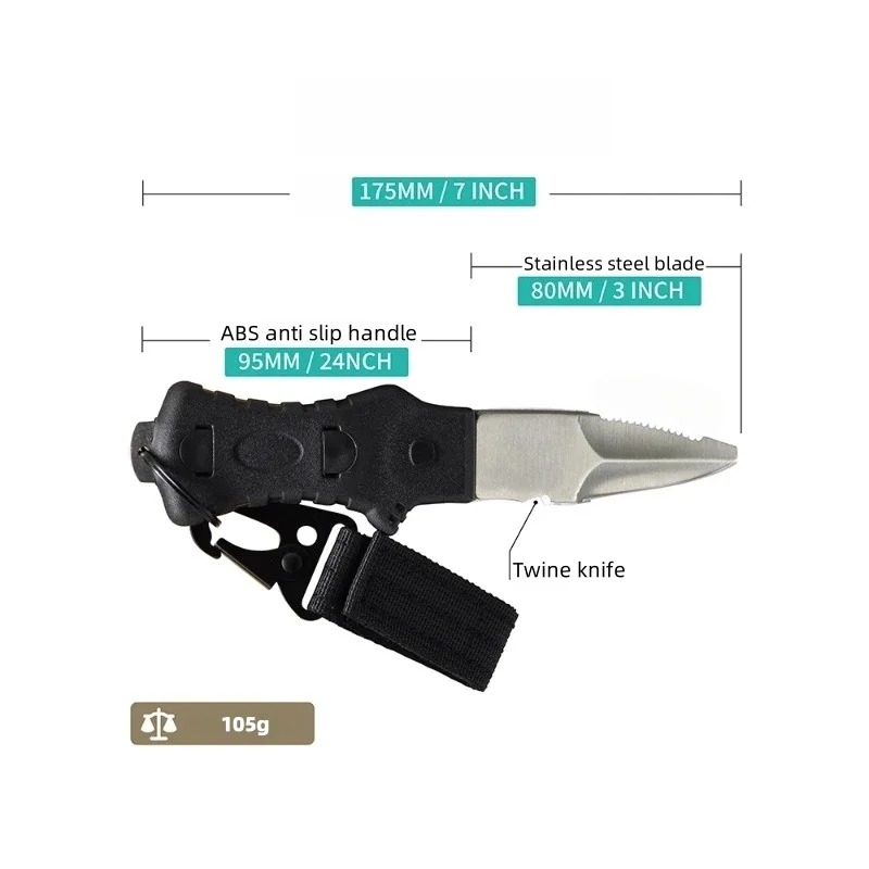 Açık Hava Su Kurtarma Bıçağı,  - Dive Knife Titanium incelemesi ve fiyatı