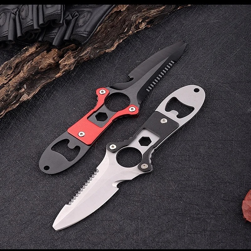Paslanmaz çelik çok fonksiyonl - Dive Knife Titanium incelemesi ve fiyatı