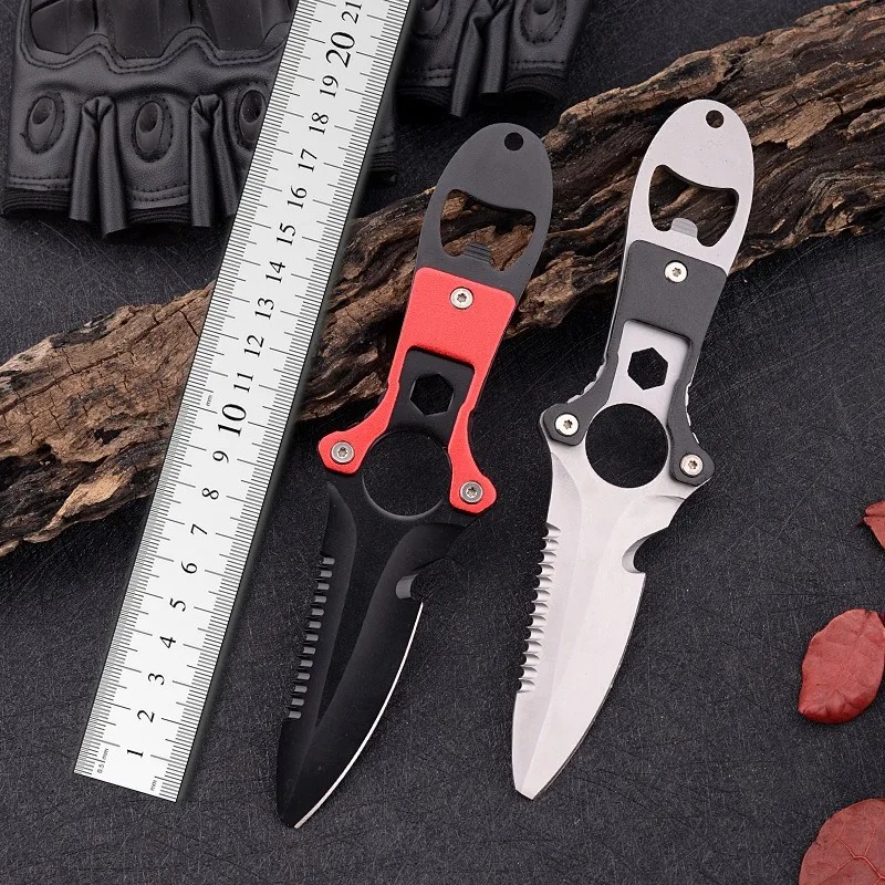 Paslanmaz çelik çok fonksiyonl - Dive Knife Titanium incelemesi ve fiyatı