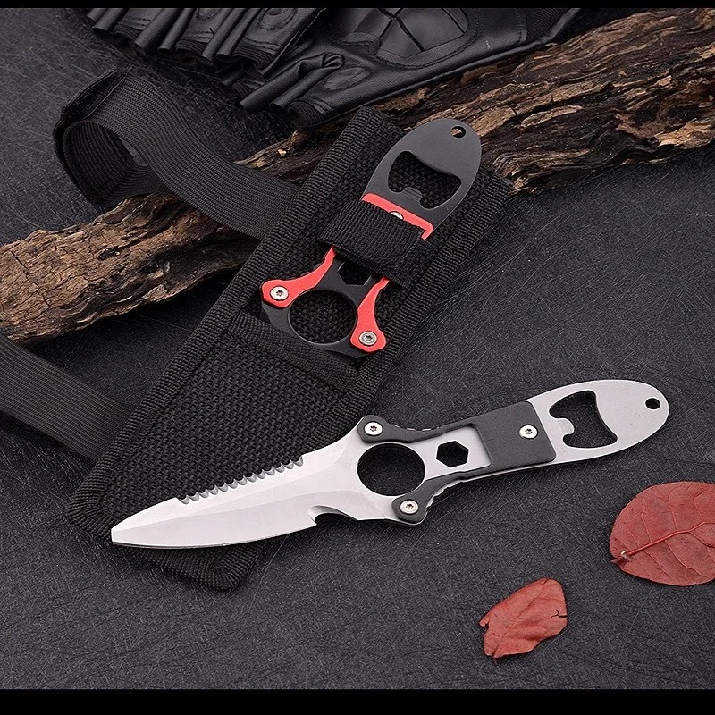 Paslanmaz çelik çok fonksiyonl - Dive Knife Titanium incelemesi ve fiyatı